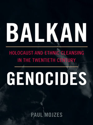 cover image of Balkan Genocides